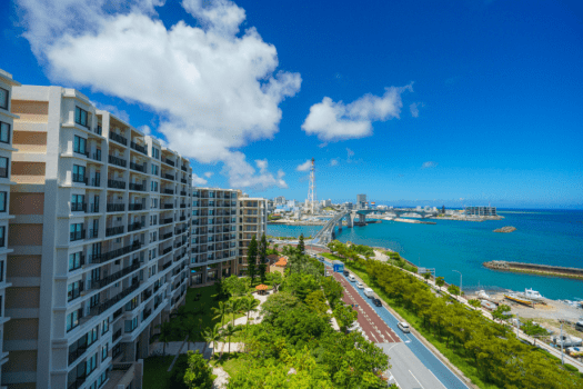 ムーンオーシャン宜野湾 ホテル&レジデンス 【DP】【早割60日前】海と空、夕陽が望める広々お部屋をご用意!全室キッチン完備オーシャンビュー【朝食付】