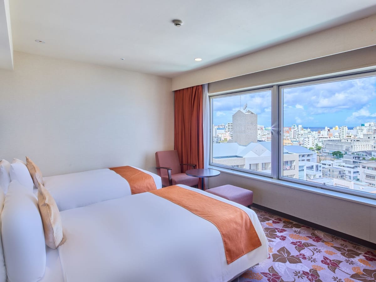 沖縄ナハナ・ホテル＆スパ 最上階・ナハナスーペリアツイン【禁煙】22.5平米