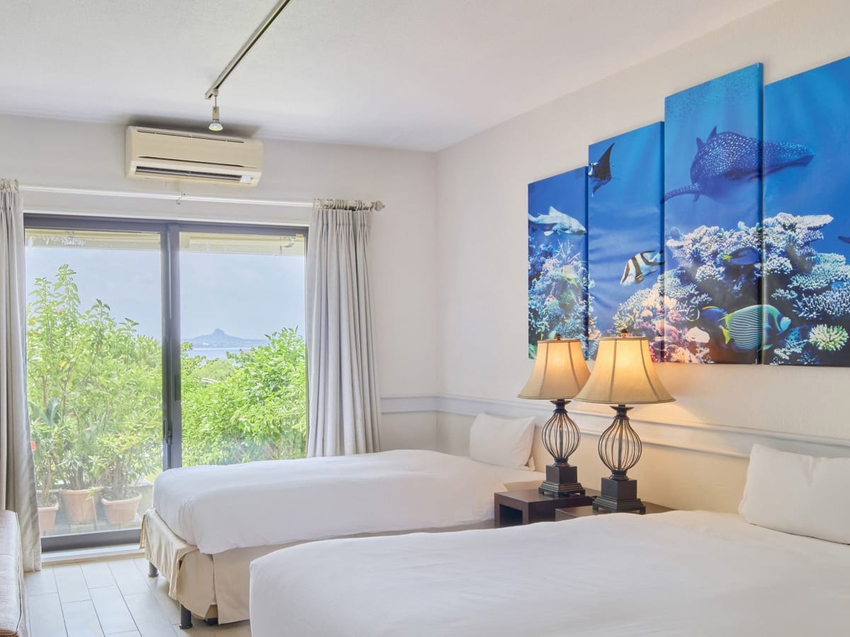 ロイヤルビューホテル美ら海 スタンダードツイン・ガーデンプール(28.5平米/本館)