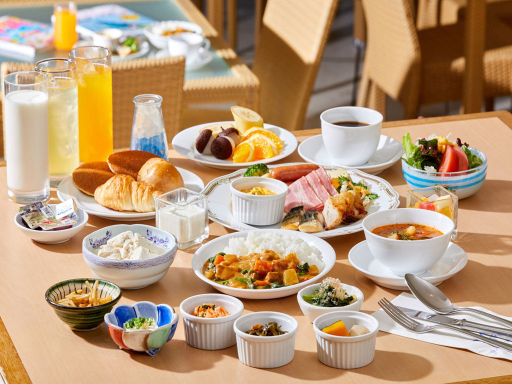 ホテルゆがふいんおきなわ #PKG【早割15】ビーチまで徒歩5分！早めのご予約でお得にステイ☆自慢の朝食ビュッフェ付き（朝食付）