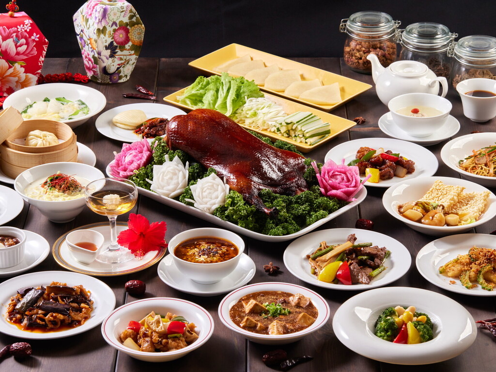 ホテルゆがふいんおきなわ #PKG【中国四大料理フェア】体に優しい美食と北京ダックを堪能アルコール１ドリンク付（金土日限定・夕朝食付）
