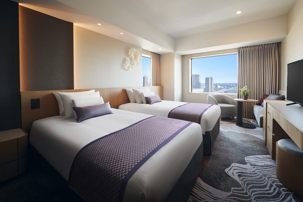 ホテルJALシティ東京豊洲 デラックスツインプラス（1名～2名利用）【高層階16・17階禁煙】