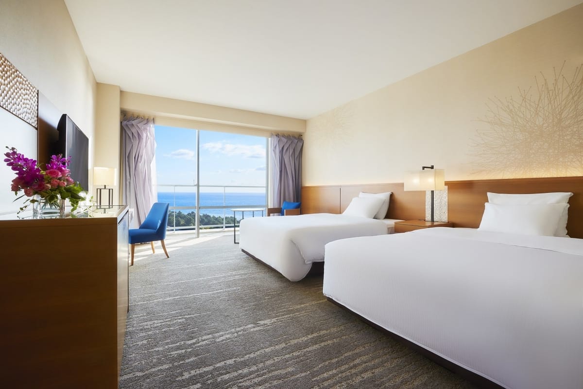 グランドニッコー淡路 プレシャスフロア デラックスツイン パノラミックビュー【禁煙】