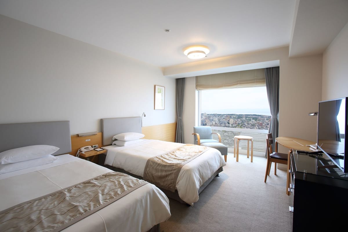 ホテル日航新潟 デラックスツイン　禁煙　32㎡