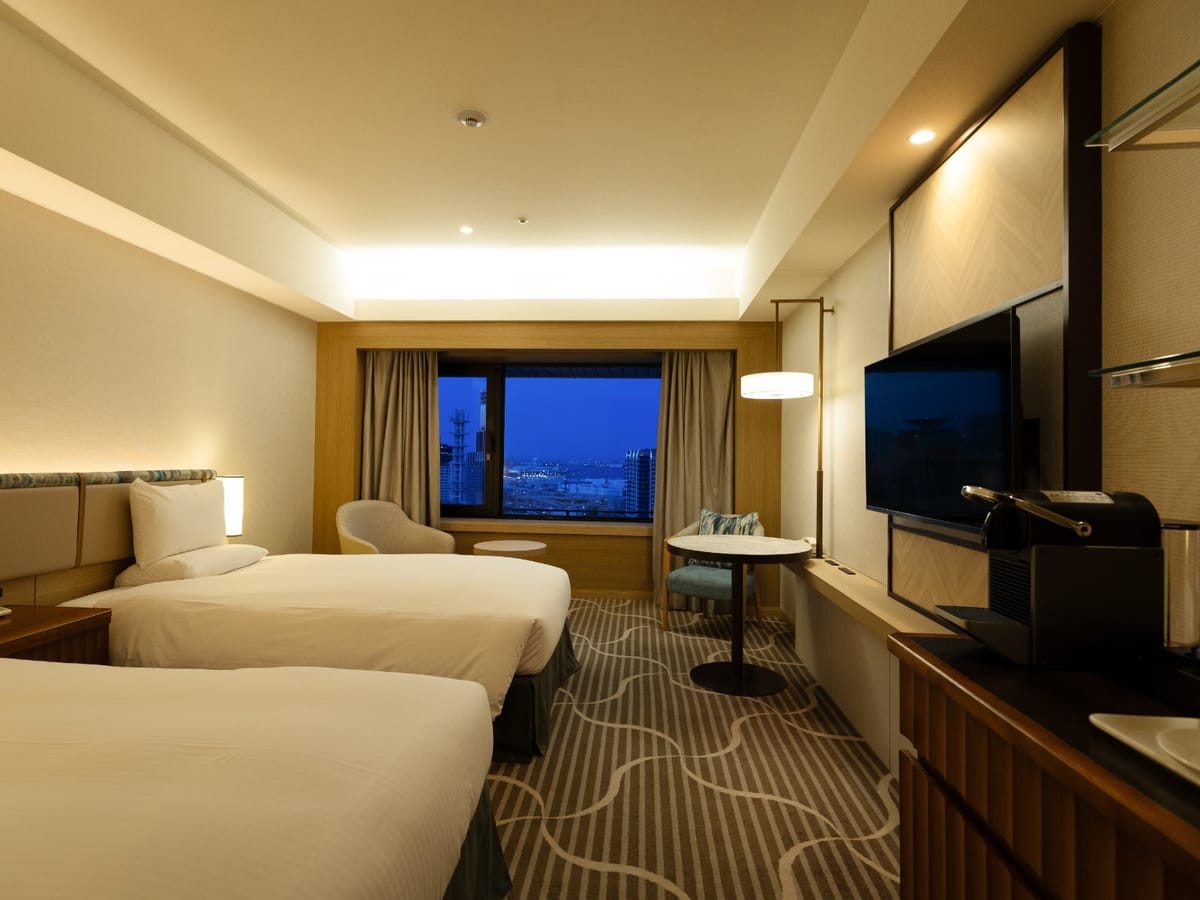 ホテルオークラ神戸 【禁煙】スカイビューフロア スタンダードツイン28~33階(29平米)