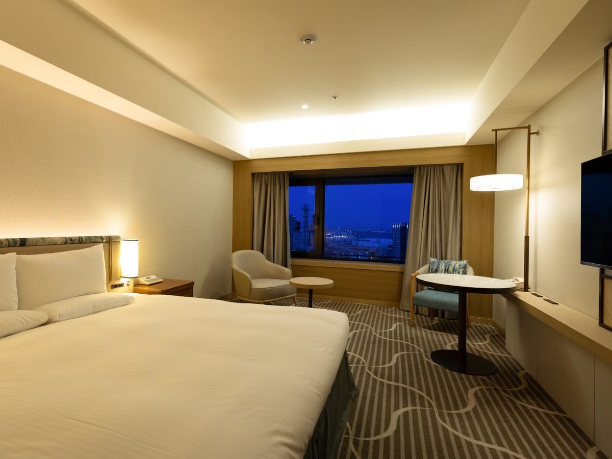 ホテルオークラ神戸 【禁煙】スカイビューフロア スタンダードダブル28~33階(27平米)