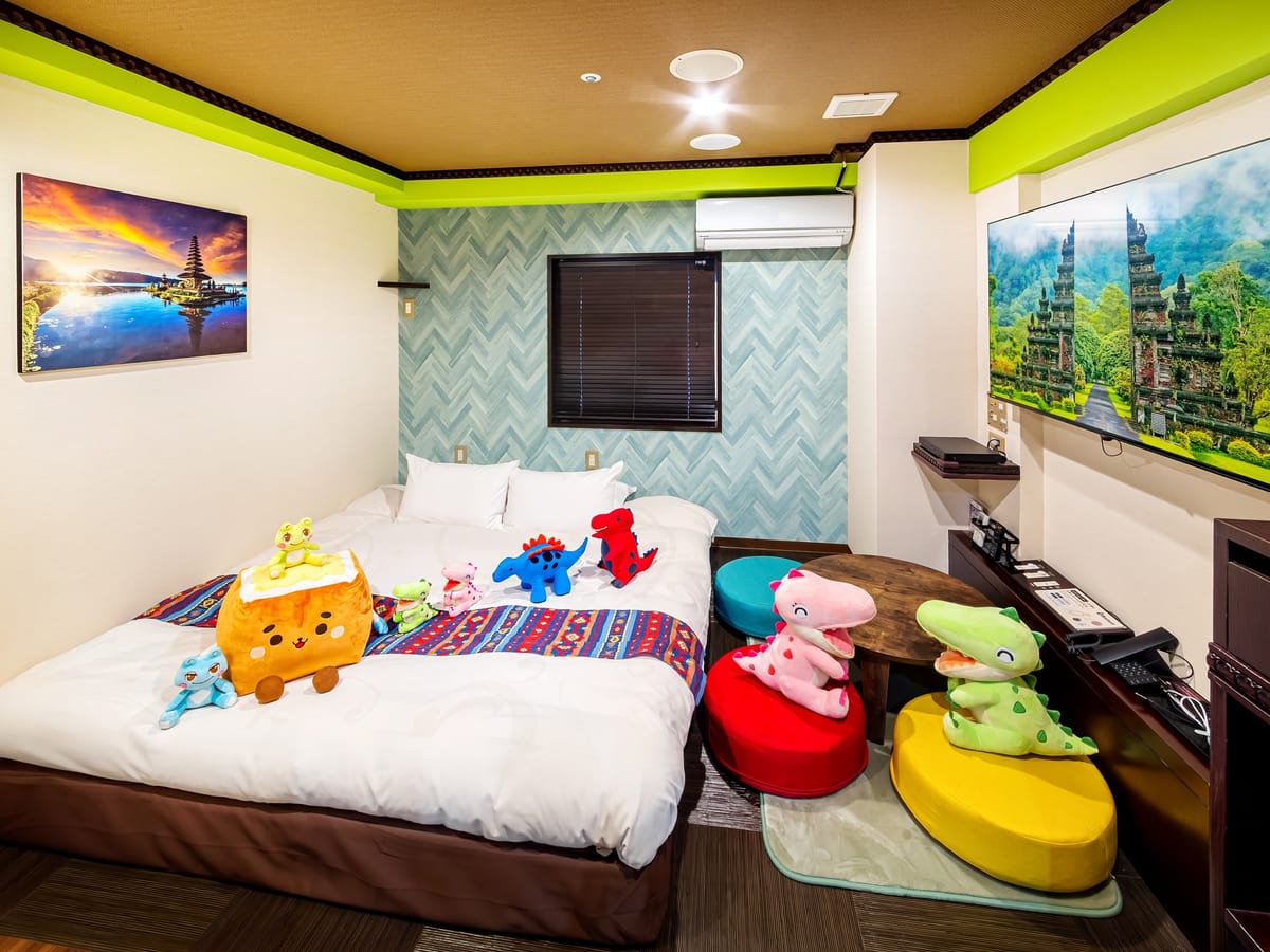 アンダの森 大阪天王寺タワー スタンダード/クイーンベッド/16㎡【禁煙】※ベビーベッド設置可