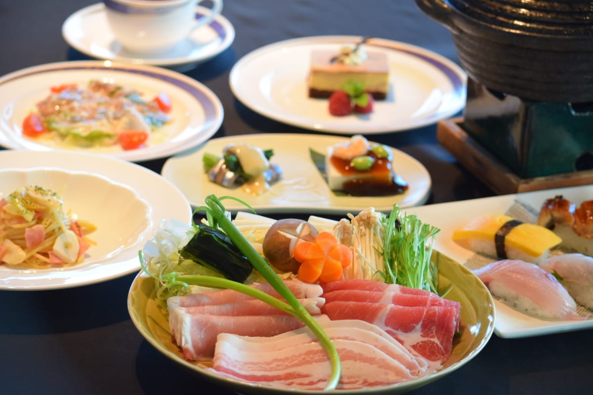 種子島いわさきホテル 種子島に宿泊！＜一泊二食＞『鹿児島黒豚しゃぶしゃぶ』和洋コースプラン