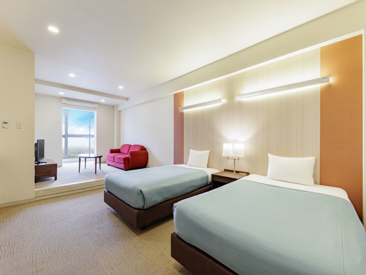 ホテルハワイアンズ きづなスイートツイン+12畳 バス付(禁煙)