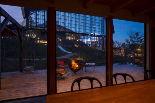 BALLPARK TAKIBI TERRACE ALLPAR 【素泊まり】Fビレッジの夜景を独占！焚火でリラックスステイ(DP)