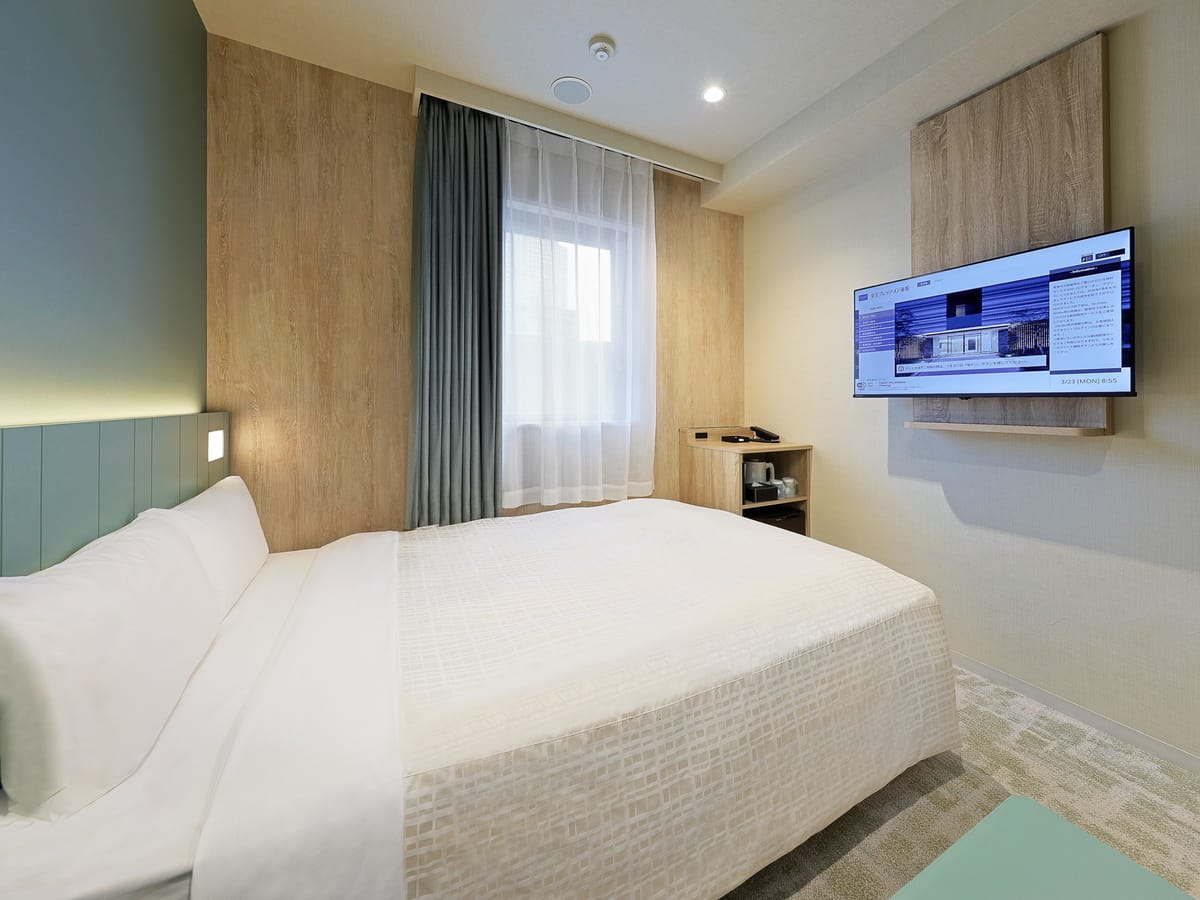 京王プレッソイン赤坂 リニューアルダブルルーム1名【禁煙|12㎡】