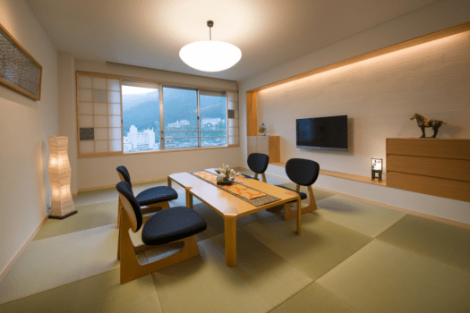 下呂温泉 山形屋 陶川閣・和室(10畳・バストイレ付・川側)
