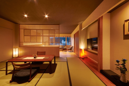 下呂温泉 山形屋 陶川閣・有明(天然温泉半露天風呂付・角部屋)