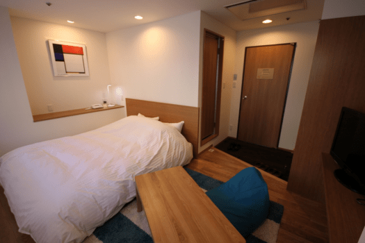 下呂温泉 山形屋 ダブルベッドルーム(市街地側)