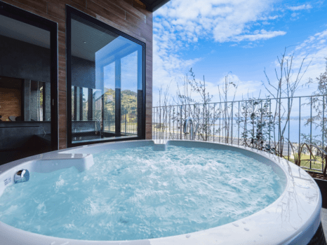 FIVE SPRING RESORT THE SHIRAHAMA 【Great Bear201】温泉＆ジャグジー付きスイート120㎡■プレミアスイートオーシャンビュー