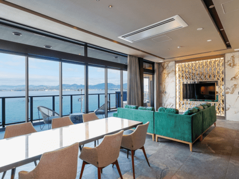 FIVE SPRING RESORT THE SHIRAHAMA 【Great Bear2階】温泉＆ジャグジー付きスイート145㎡■プレミアスイートオーシャンビュー
