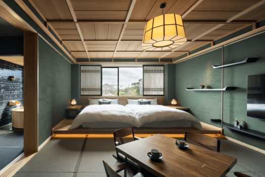 数寄の宿 野鶴亭 【本館】14畳(檜内湯付)