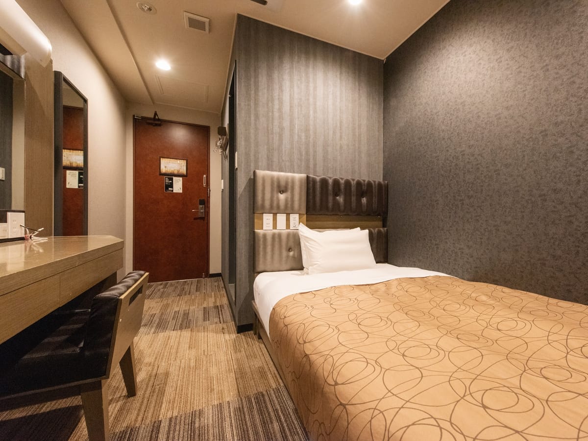 ホテルリリーフ 札幌すすきの 【喫煙】セミダブル/ベッド幅120cm×1台/12平米