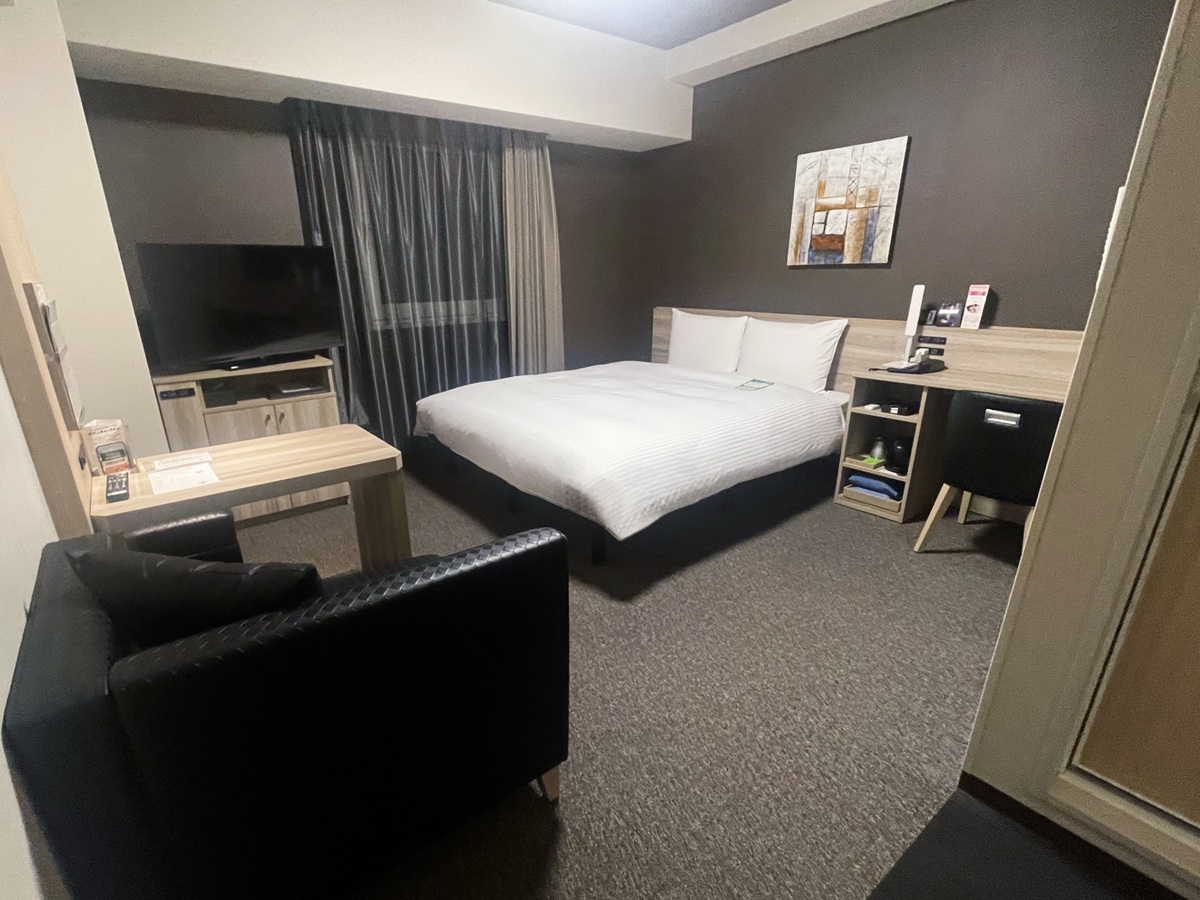 天然温泉華の湯 ルートイングランティア東海 Spa & Relaxation 禁煙コンフォートダブル(フロアに喫煙コーナー有)