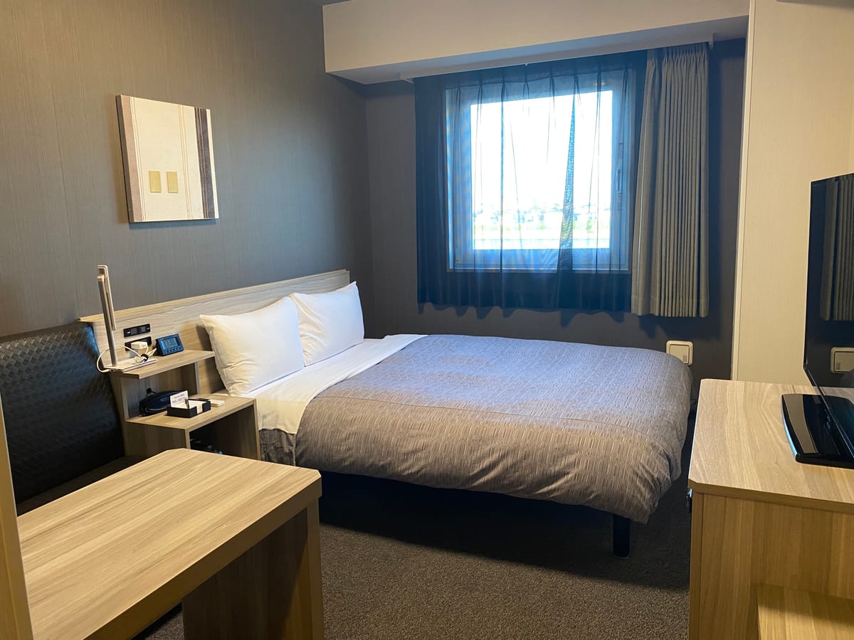 天然温泉「旅人の湯」 ホテルルートイン市原 ◆加熱式たばこ専用◆ セミダブルルーム