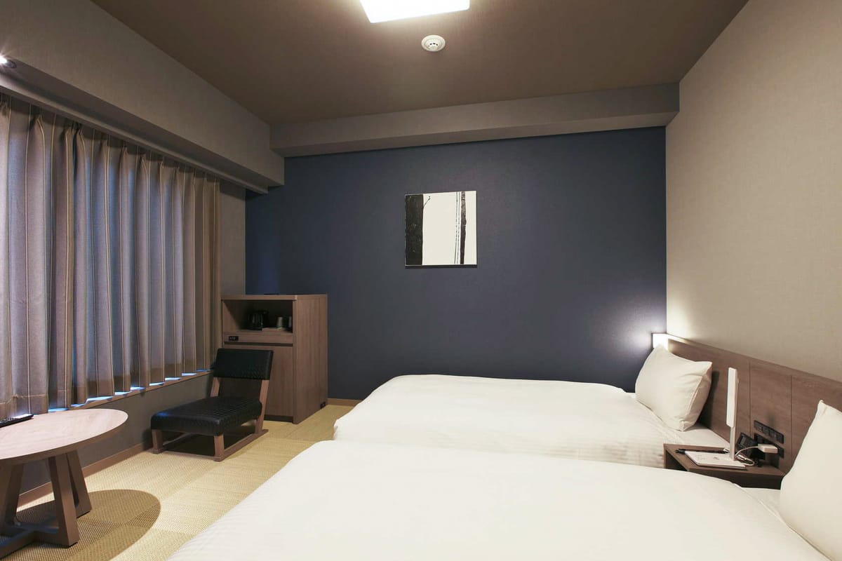 ホテルルートインGrand中野小布施 -信州中野駅前- ◆加熱式たばこ専用◆ 和風ツインルーム