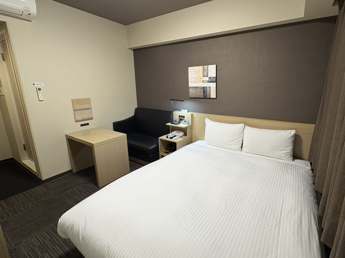 ホテルルートイン宇都宮ゆいの杜 -ライトラインゆいの杜西- ◇禁煙◇ダブル