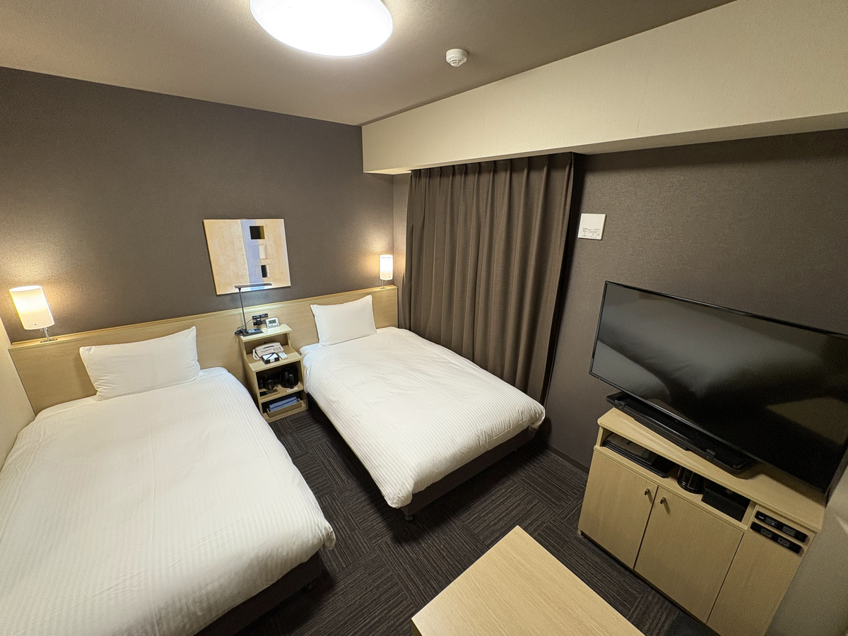 ホテルルートイン宇都宮ゆいの杜 -ライトラインゆいの杜西- ◆喫煙◆ツイン