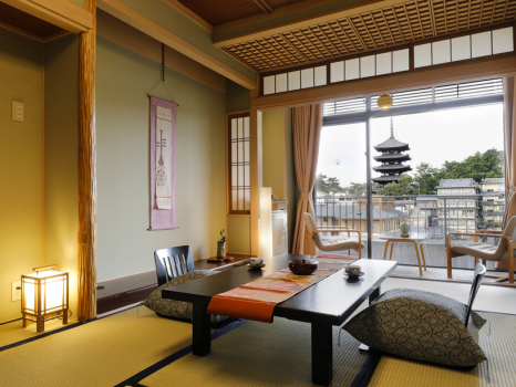 飛鳥荘 ■和室 8帖■【興福寺側】~ふたりで愉しむ古都の佳景~