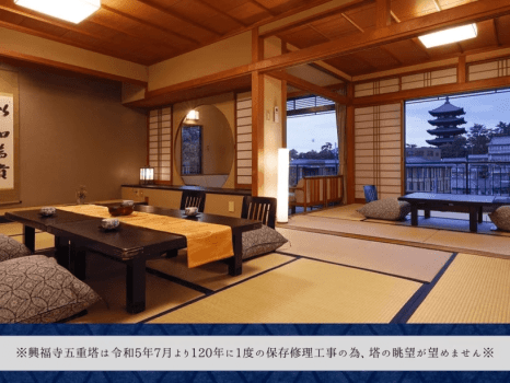 飛鳥荘 ■二間和室■【興福寺側】ゆったり和室12帖＋次の間