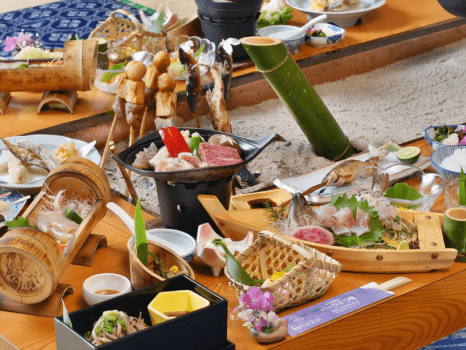 新祖谷温泉ホテルかずら橋 【当館人気NO，１プラン！！】旬の味覚を堪能　「祖谷味覚プラン」