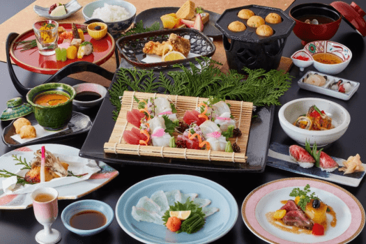 大阪道頓堀川畔 大和屋本店 ●関西のうまいもんが大集合!選べる二食付きプラン