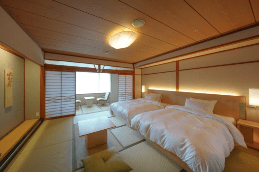 曲水の庭 ホテル玉泉 【2025年4月リニューアル】和室スーペリアツイン【眺望お任せ】