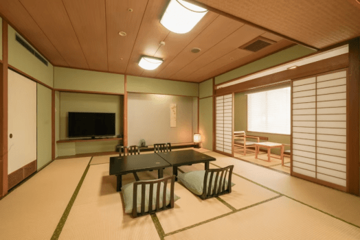 曲水の庭 ホテル玉泉 和室20畳【日本庭園側】