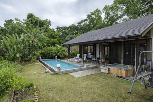 温泉水プール＆夫婦露天風呂の離れ宿  悠離庵 【薩摩ヴィラ デラックス】温泉水プール＆露天風呂付き和洋室   禁煙