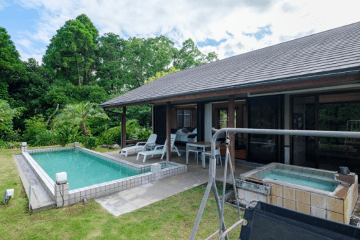 温泉水プール＆夫婦露天風呂の離れ宿  悠離庵 【薩摩ヴィラ デラックス】温泉水プール＆露天風呂付き和洋室   禁煙