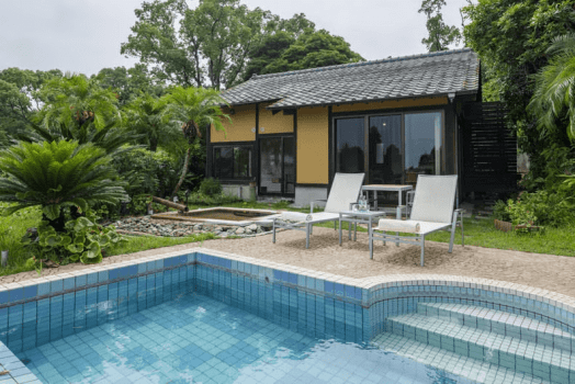 温泉水プール＆夫婦露天風呂の離れ宿  悠離庵 【和風離れ】温泉水プール＆露天風呂付き 洋室 禁煙