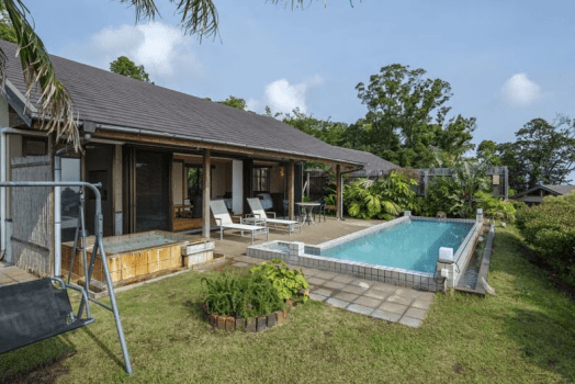 温泉水プール＆夫婦露天風呂の離れ宿  悠離庵 【薩摩ヴィラ ラグジュアリー】温泉水プール＆露天風呂付き和洋室  禁煙