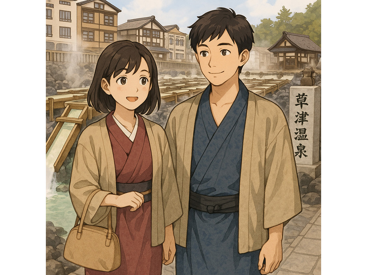 和える宿 高松 【カップル限定】シャンパンで乾杯♪ふたりきりで過ごす草津温泉旅＜貸切風呂割引特典付＞