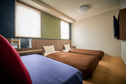 アーバイン 京都清水五条 【全室禁煙】ジャパニーズツインルーム【抗菌畳使用】