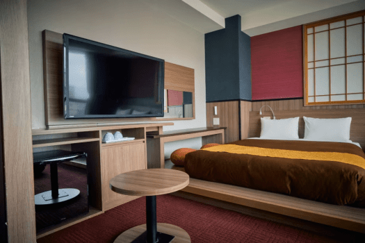 アーバイン 京都清水五条 【禁煙】デラックスツイン【ジェットバス・レインシャワー付き】