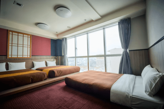 アーバイン 京都清水五条 【禁煙】デラックスツイン【ジェットバス・レインシャワー付き】