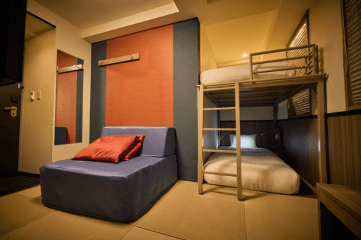 アーバイン 京都清水五条 【禁煙】コンフォートルーム《二段ベッド》【抗菌畳使用】