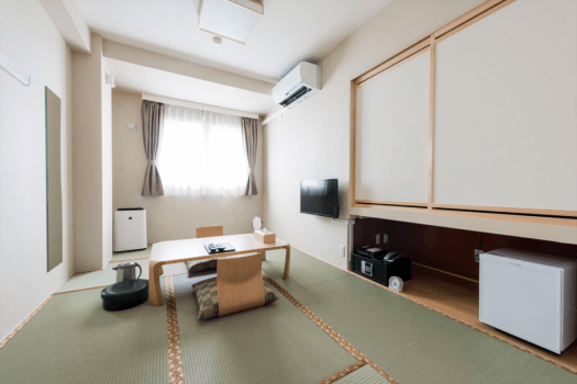 くつろぎの湯苫小牧ホテル杉田 【畳でくつろぎ　ふかふか布団で眠れる和室6畳】シングル　大浴場利用　トイレ洗面台付