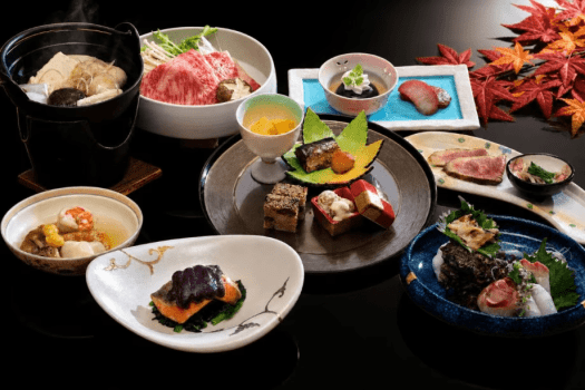 湯野浜温泉　龍の湯 DP 航空券付宿泊プラン【2食付】旬の味覚・秋の「潮彩」会席と温泉堪能♪ 朝食は和洋バイキング
