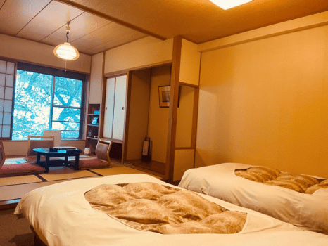 湯野浜温泉　龍の湯 ■和洋室A（ツインベッド＋お茶の間付き）/禁煙