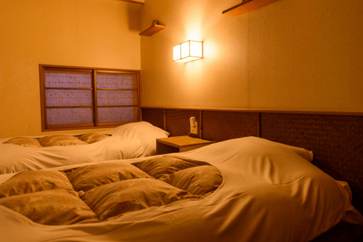 湯野浜温泉　龍の湯 ■和洋室A（ツインベッド＋お茶の間付き）/禁煙