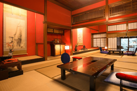 粟津温泉　法師 【源泉かけ流し温泉付き「離れ・延命閣」】日本庭園に佇む登録文化財客室で過ごす特別な時間・お部屋食