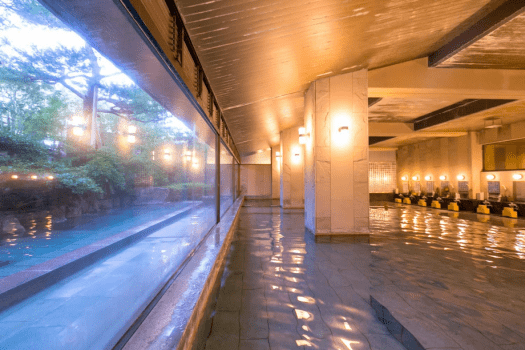 粟津温泉　法師 【法師／2食付きスタンダードプラン】北陸最古の宿で1300年湧き続ける霊泉を愉しむ・食事処