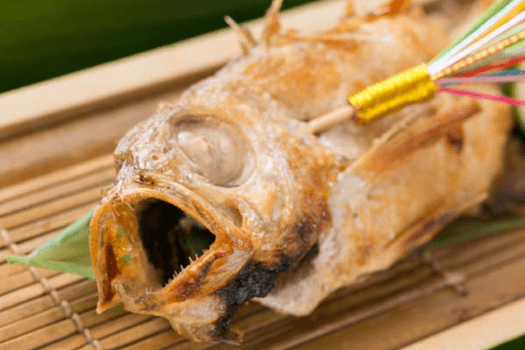 粟津温泉 法師 【のど黒の姿焼き付】脂がのった「のどぐろ」を丸ごと味わう、加賀会席・食事処