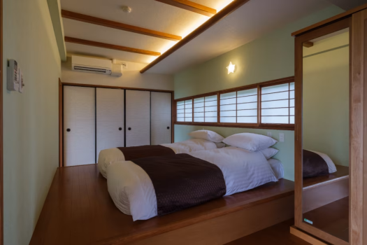 夫婦露天風呂の宿  天テラス 4階73㎡　和洋室（ツイン）★露天なし・内風呂なし★